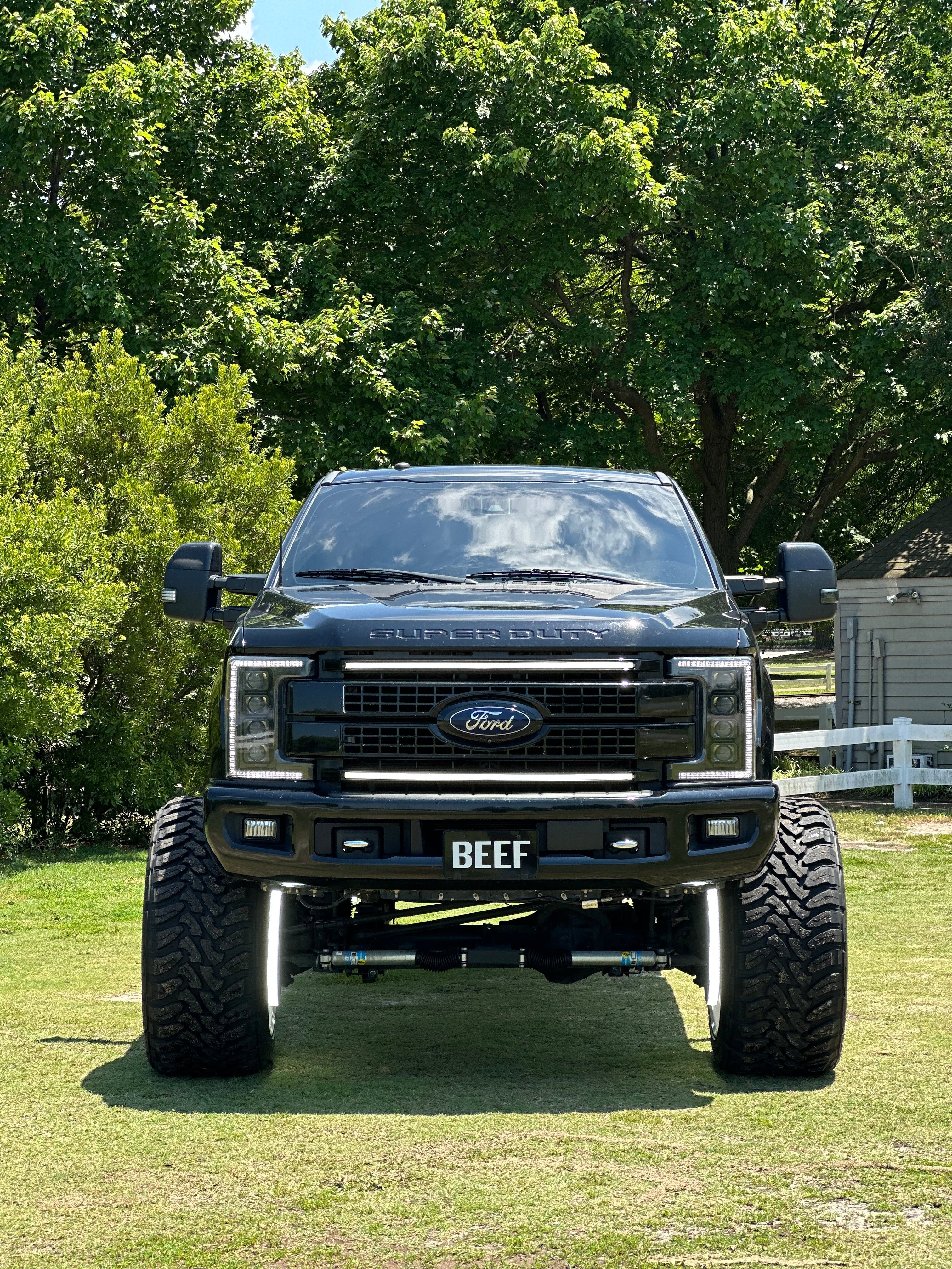 2017-2019 Ford Superduty Aluminum Grille Bars