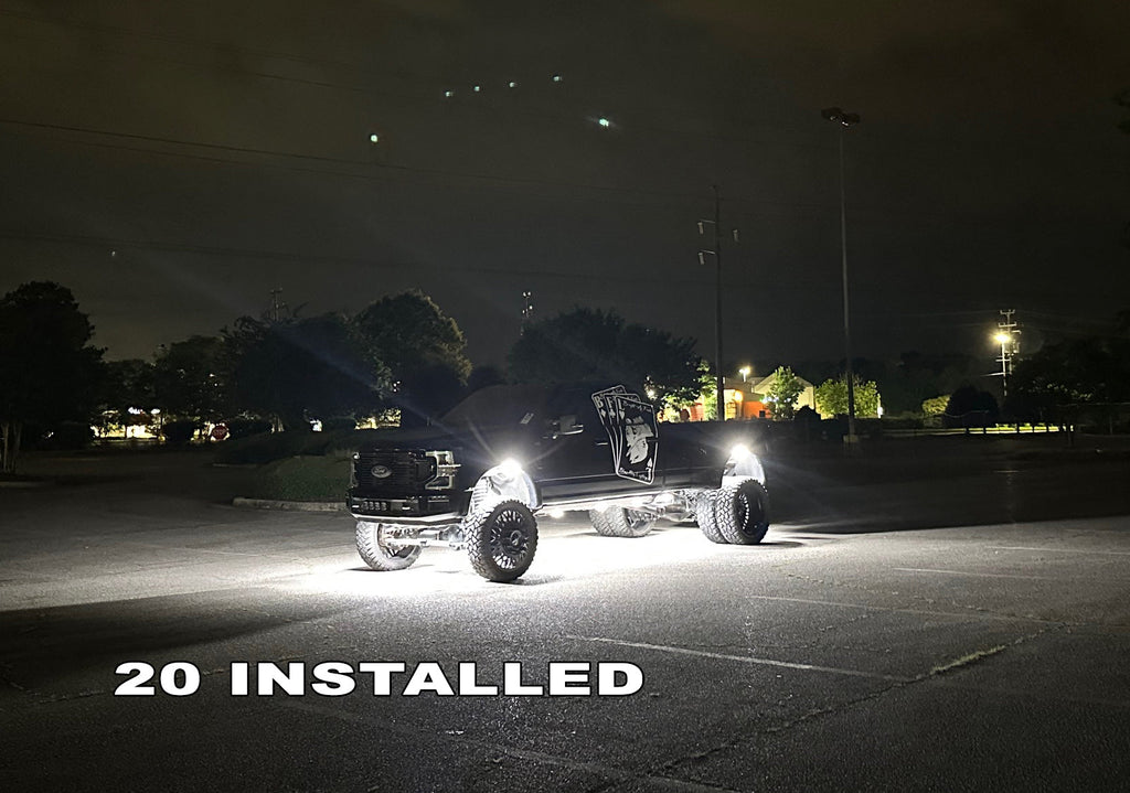 304 LED Chip Pure White Rock Lights