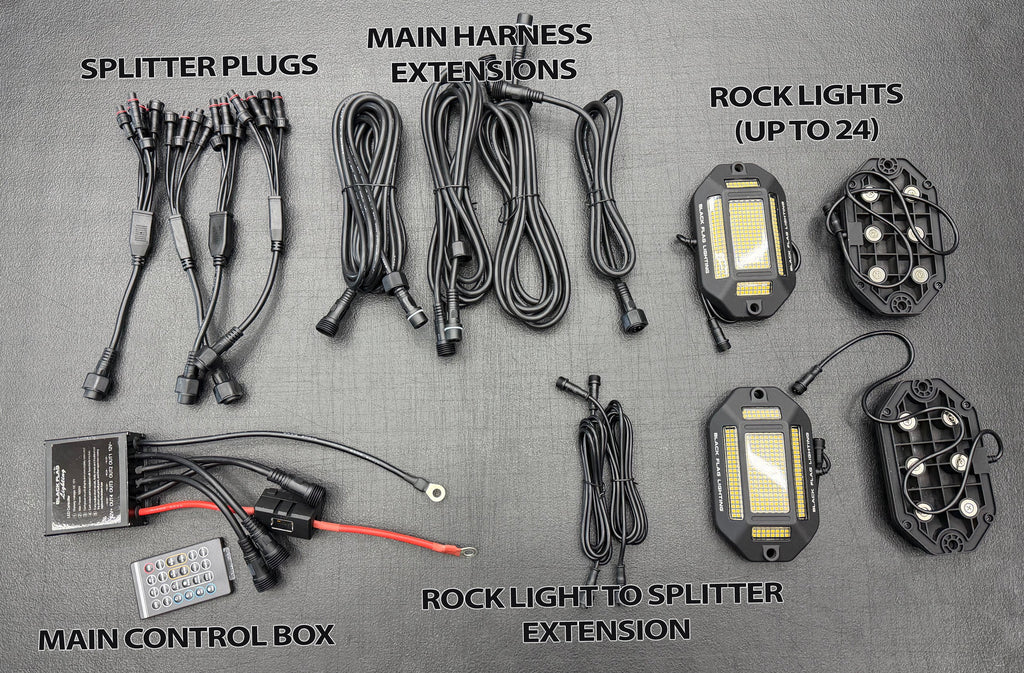 304 LED Chip Pure White Rock Lights
