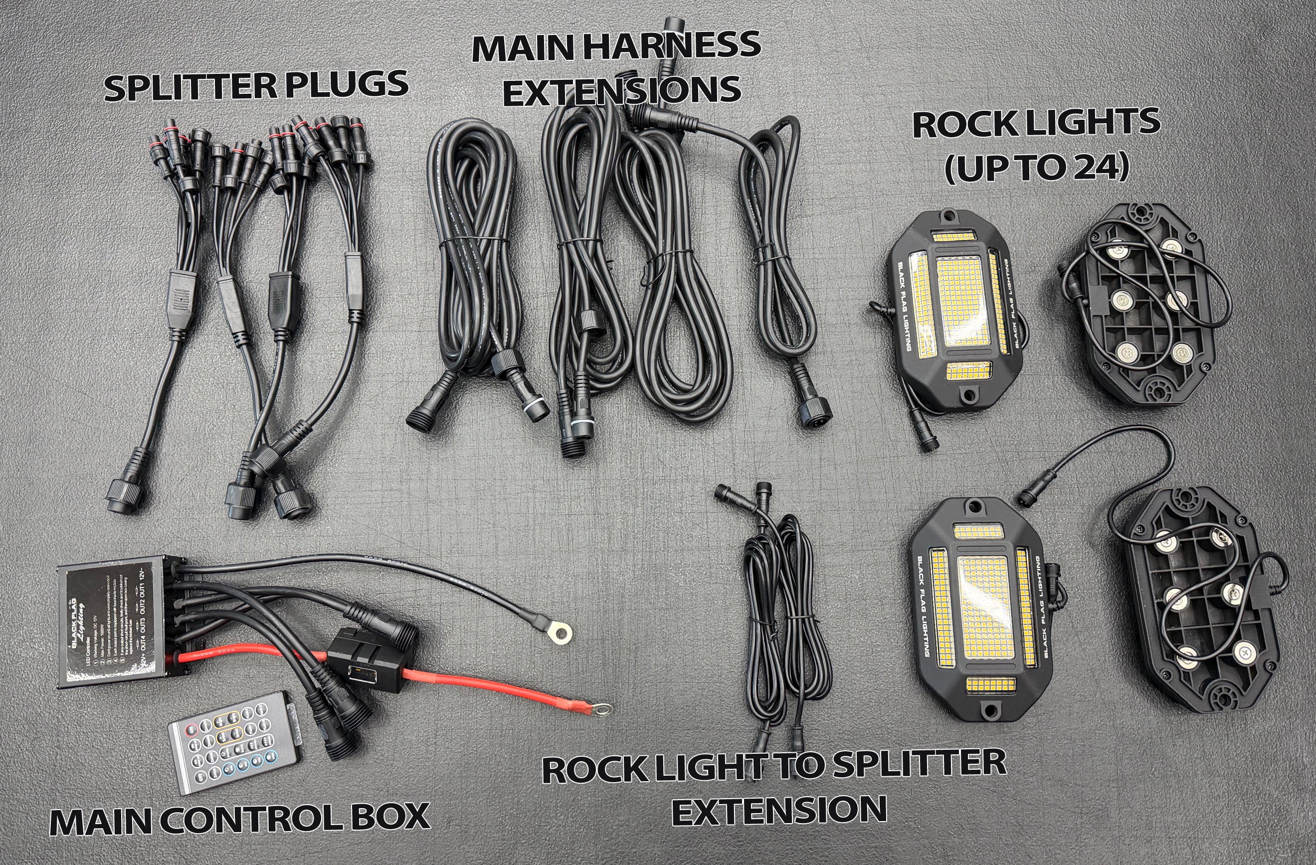 304 LED Chip Pure White Rock Lights