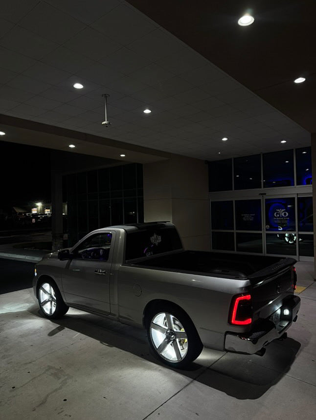 Pure White Quad Row Wheel Lights