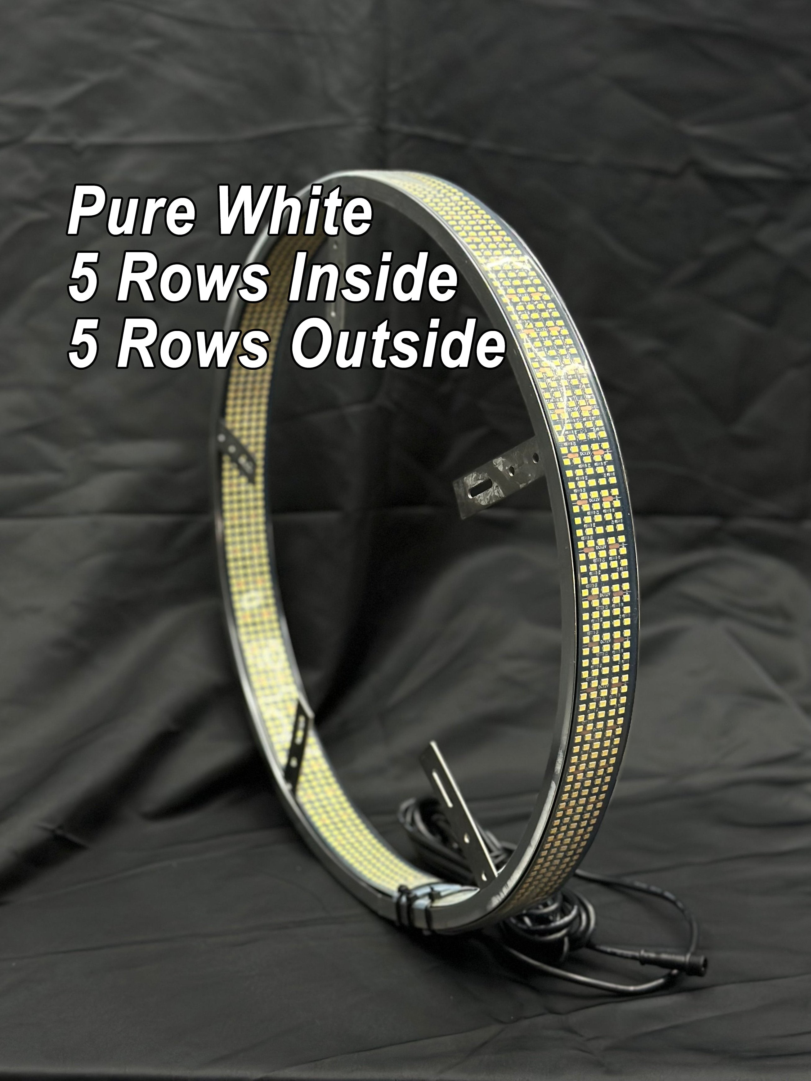 10 Row Extreme Series - Pure White Wheel Lights