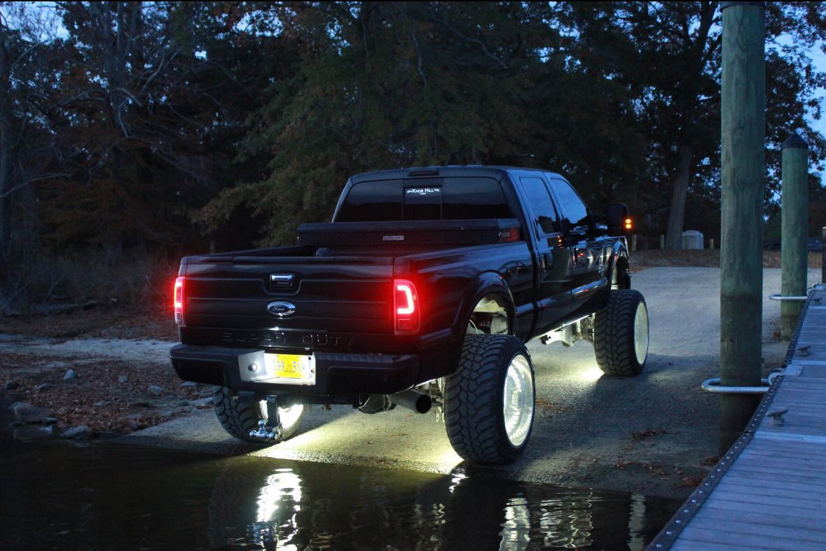 Pure White Quad Row Wheel Lights