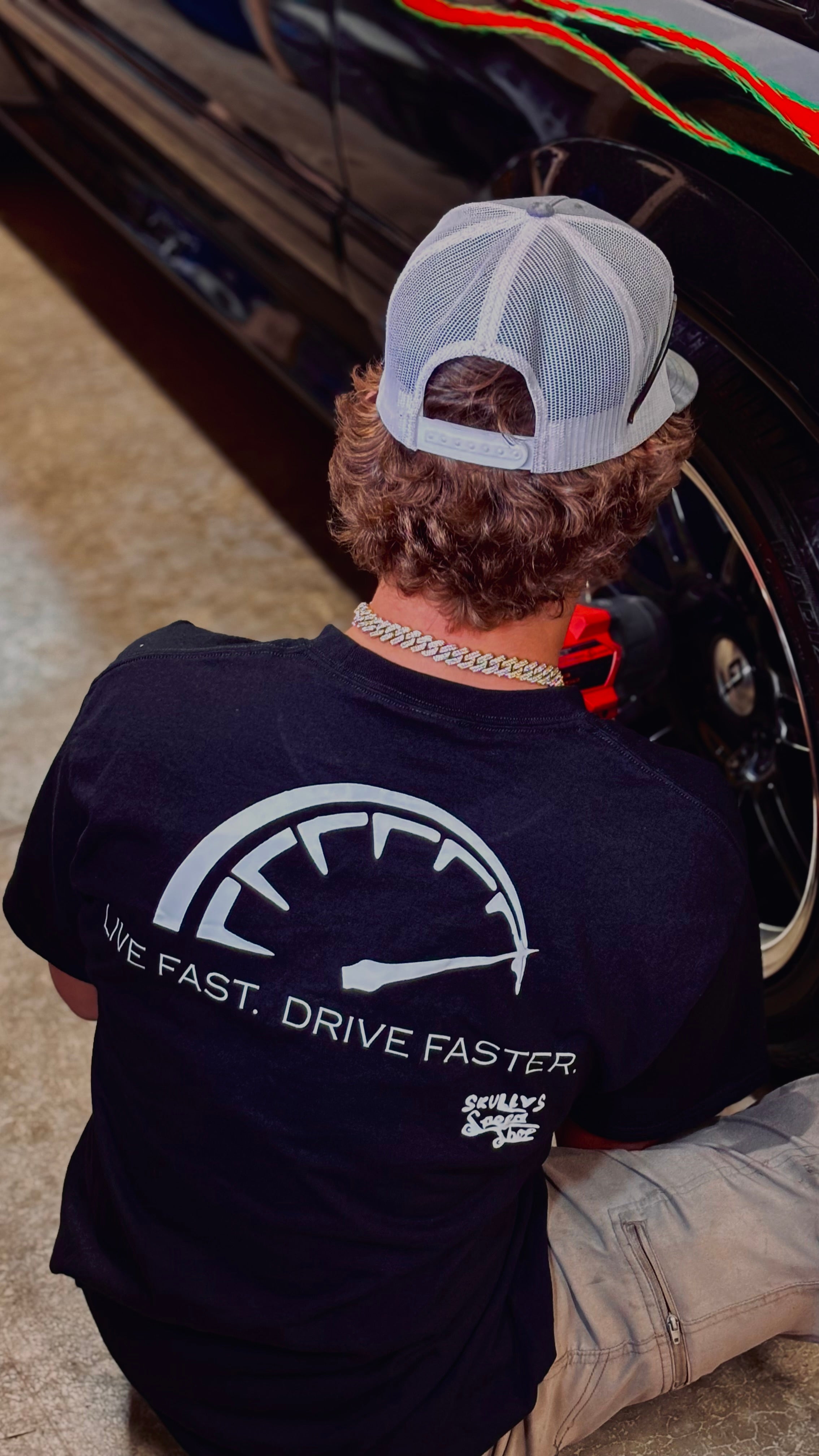 "Live Fast. Drive Faster." T-Shirt
