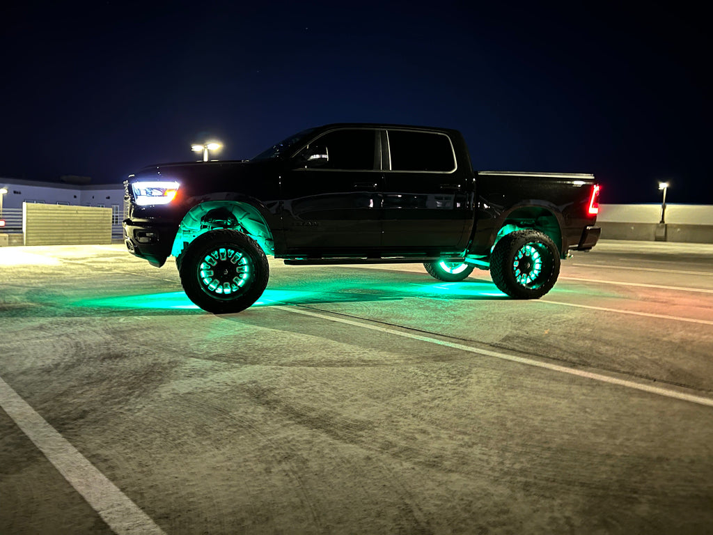 RGB+W LED Wheel Lights Dual / Quad Row